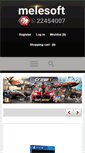 Mobile Screenshot of melesoft.com
