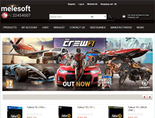 Tablet Screenshot of melesoft.com
